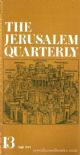 41438 The Jerusalem Quarterly ; Number Thirteen, Fall 1979